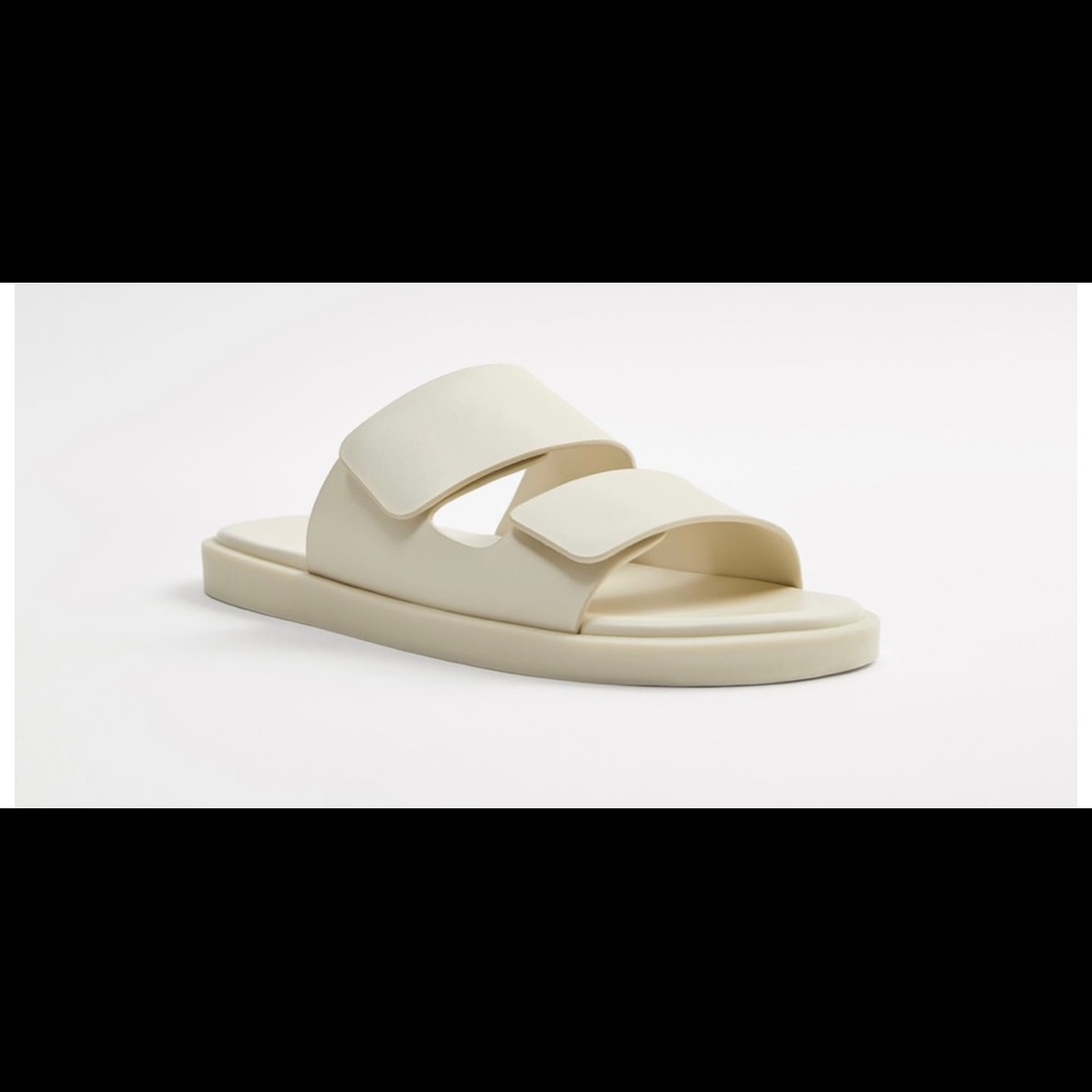 Zara Men Monochrome Strap Sandals